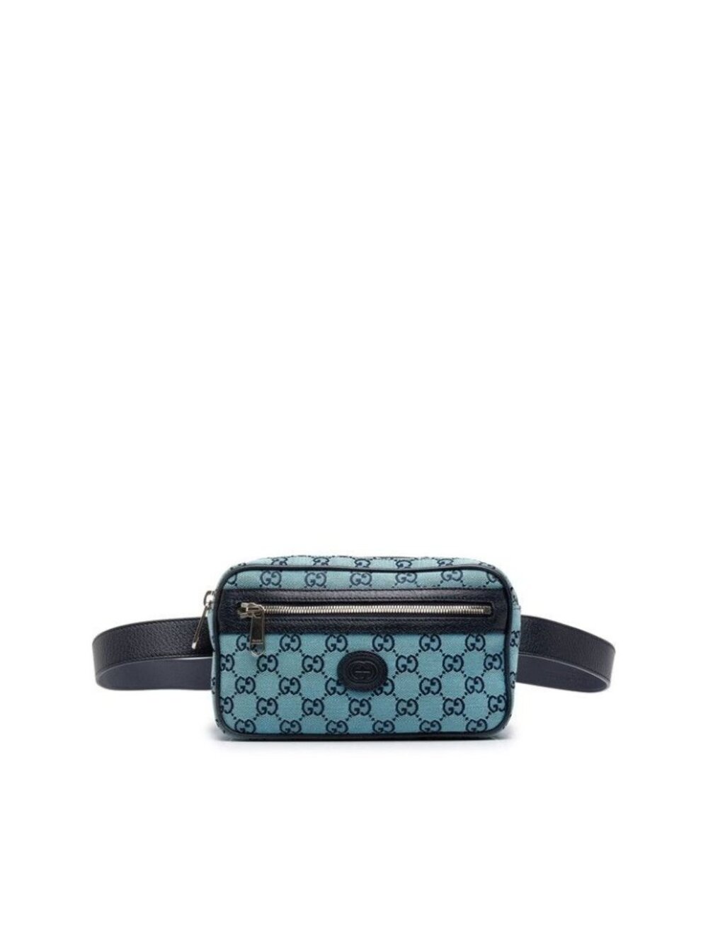 Gucci GG Canvas Waist Bag Blue Navy